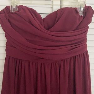 Lulus Strapless Formal Dress